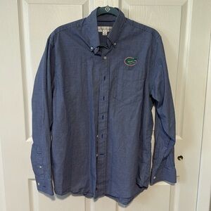 EUC Cutter & Buck University of Florida Gator Dress Shirt Medium